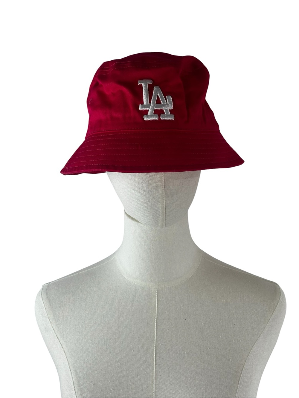 Hot Pink / Fuchsia LA Bucket Hat Minimal Streetwear Unbranded Cotton